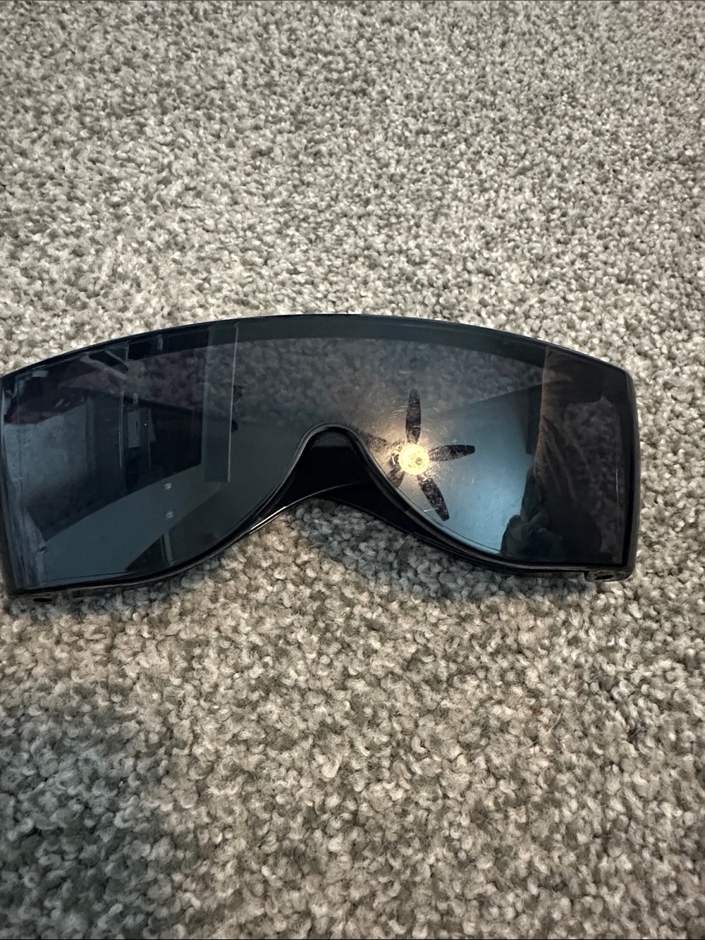 Black VR/AR Protective Visor Goggles